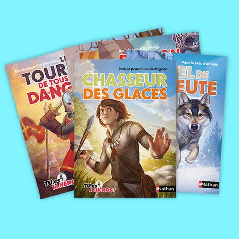 La mise en page d'une collection de livres-jeux pour enfants